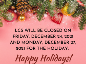 LCS' holiday closing dates