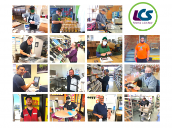 A photo collage of LCS participants who found employment in 2022