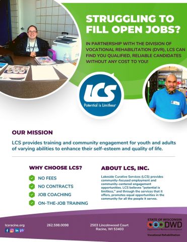 LCS has qualified candidates to fill your employment needs.