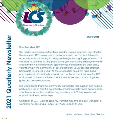 LCS Winter Newsletter 2021