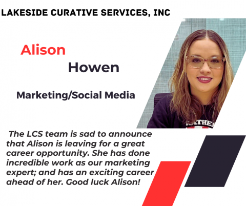 Thank you Alison Howen for all you have done for LCS!
